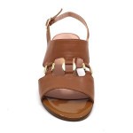 Miss Emmanuelle sandaal cognac leder E22087-T